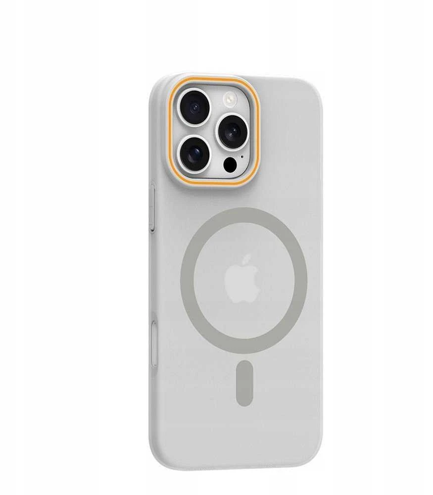 Oem Originalus „Motorola G86 Go“ dėklas, oranžinis, suderinamas su „MagSafe“ ir permatomas.