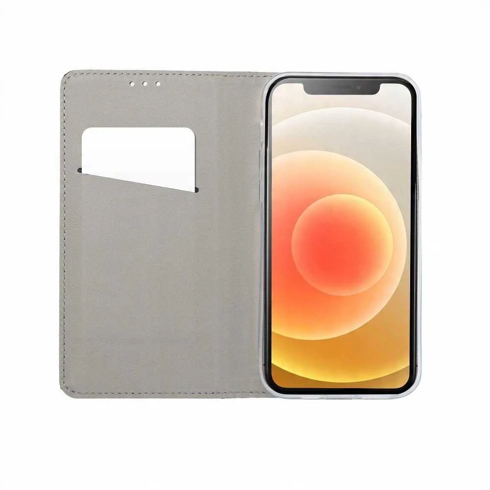 Reach Dėklas Smart Magnet Xiaomi Redmi 12/Redmi Note 12R/Poco M6 Pro 5G auksinis