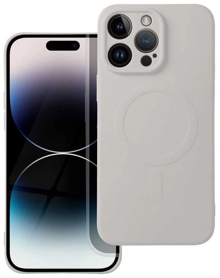 OEM dėklas, skirtas „iPhone 17 Pro Max / 18 Pro Max“ (žemas kameros kraštas), silikoninis „MagSafe“ dėklas (didelė skylė), titanas