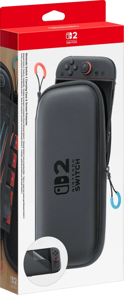 „Nintendo Switch 2“ nešiojimo dėklas + ekrano apsauga