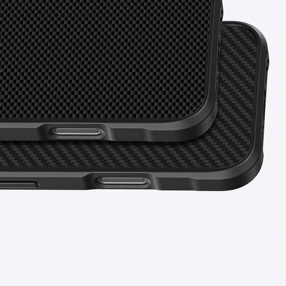 „AmazingThing Titan Max“ dėklas su 600D aramidiniu pluoštu, skirtas „iPhone 16 Pro“ – Juodas