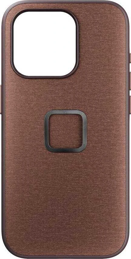Peak Design dėklas Apple iPhone 15 Pro Max Mobile Everyday Fabric Case V2, raudonmedis