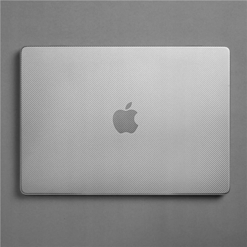 Pipetto Hardshell Dots dėklas, frosted clear – Apple MacBook Pro 14″ (2023/2022)