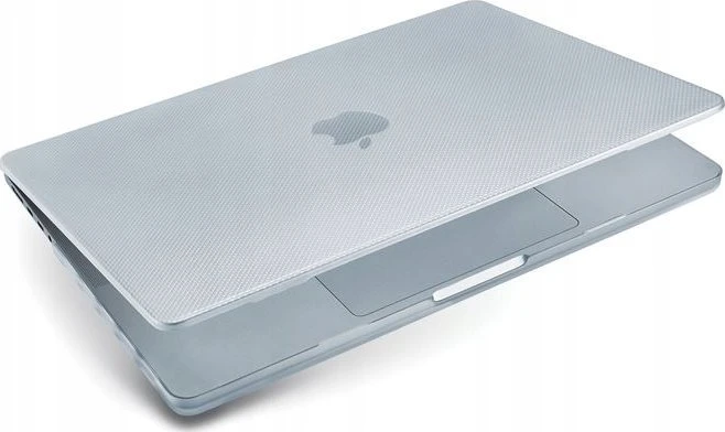 Pipetto Hardshell Dots dėklas, frosted clear – Apple MacBook Pro 14″ (2023/2022)