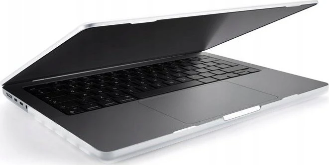 Pipetto Hardshell Dots dėklas, frosted clear – Apple MacBook Pro 14″ (2023/2022)