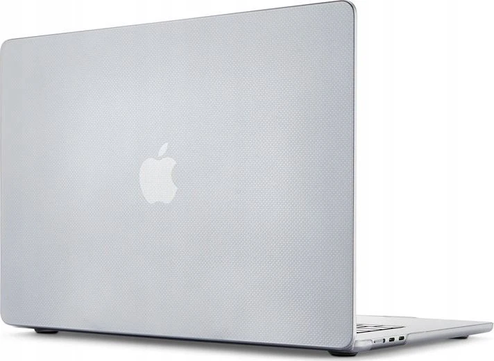 Pipetto Hardshell Dots dėklas, frosted clear – MacBook Air 15″ (M3,2024/M2,2023)