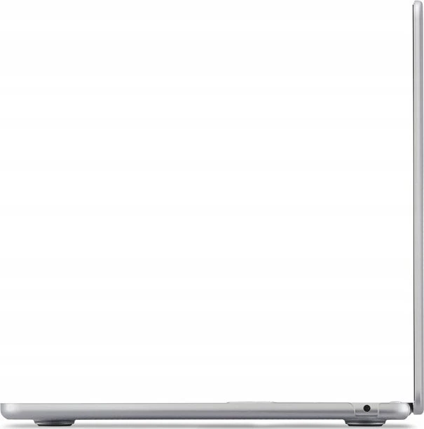 Pipetto Hardshell Dots dėklas, frosted clear – MacBook Air 13.6″ (M3,2024/M2,2022)
