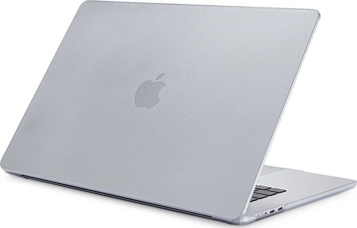 Pipetto Hardshell Dots dėklas, frosted clear – MacBook Air 15″ (M3,2024/M2,2023)