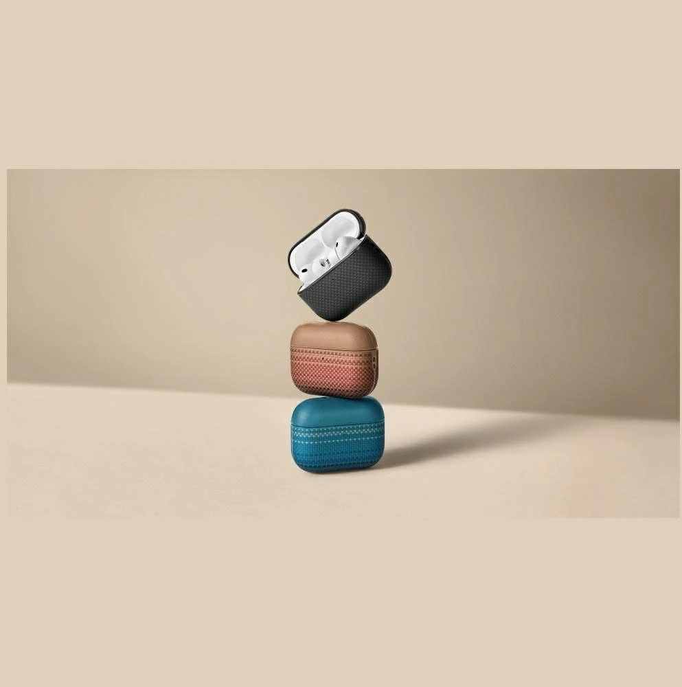 PITAKA aramidinio pluošto dėklas, skirtas „AirPods Pro 3“, „Moonrise“