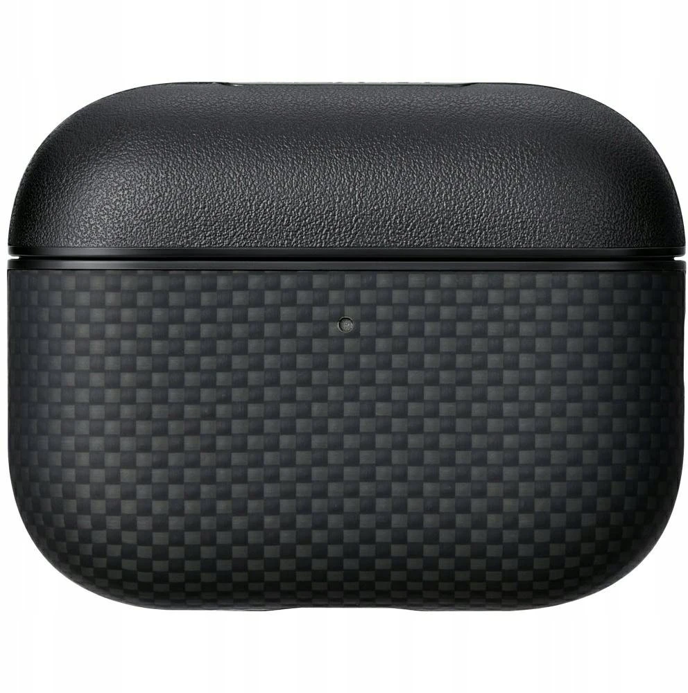 Dėklas PITAKA Aramid Fiber skirtas AirPods Pro 3 juodos spalvos-pilkos spalvos