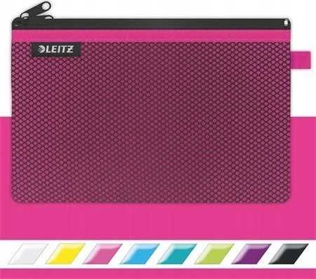 Dėklas na tablet Leitz Saszetka su suwakiem su dwiema przegródkami WOW dydis L rožinė