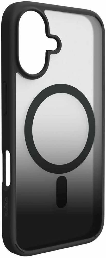 Puro Gradient TPU MagSafe suderinamas dėklas skirtas iPhone 17 – juodos spalvos