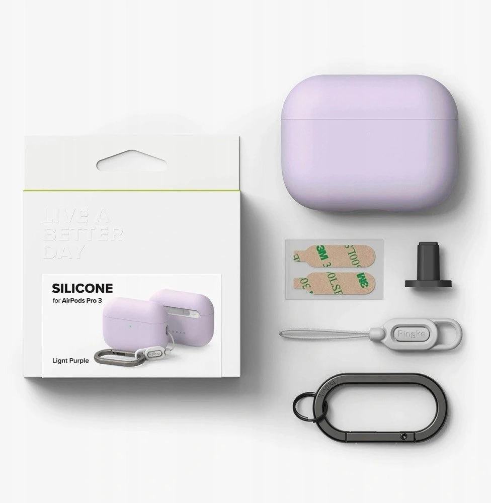Ringke Silikoninis dėklas for AirPods Pro 3 - Violetinė