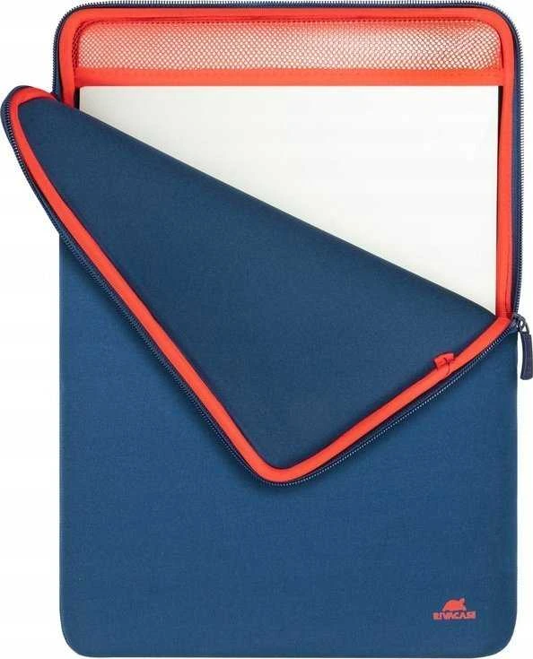 Dėklas RivaCase Anti-shock Case for MacBook Air 15'' Vertical Zip Mėlyna
