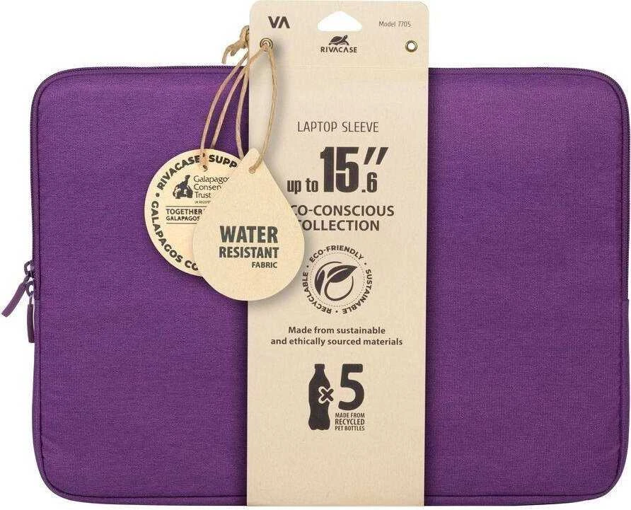 Dėklas RivaCase Dėklas do laptopów SUZUKA ECO* 15.6"/7705 VIOLET RIVACASE