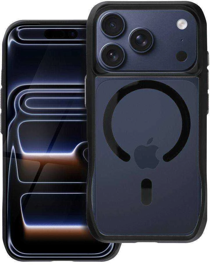 Dėklas ROAR case SLIM DEFENDER compatible with MagSafe for IPHONE 18 Pro / 17 Pro juodas