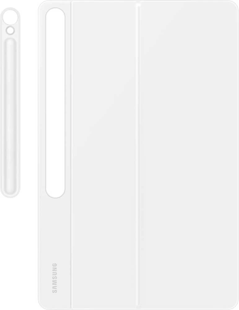DX625UW knygos dangtelis su klaviatūra – dirbtinio intelekto klavišas, „Samsung Galaxy Tab S10 FE+“, baltas