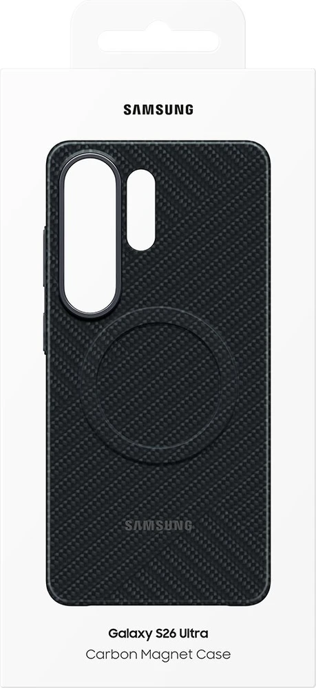 Dėklas Samsung Carbon Magnet Case Galaxy S26 Ultra Juodas (EF-KS948SNEGWW)