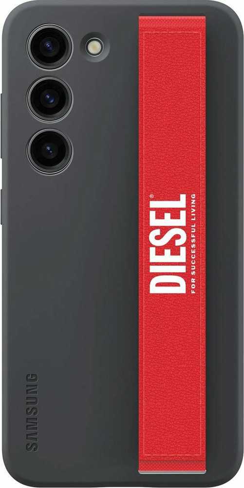 Dėklas SAMSUNG Strap Diesel skirtas silikoniniam galiniam dangčiui su dirželiu Samsung Galaxy S2