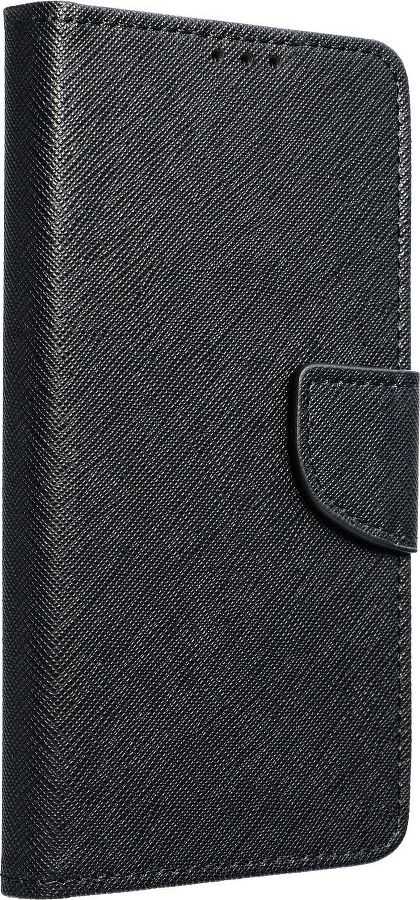 Oem FANCY Book dėklas skirtas Samsung Galaxy A12 juodos spalvos