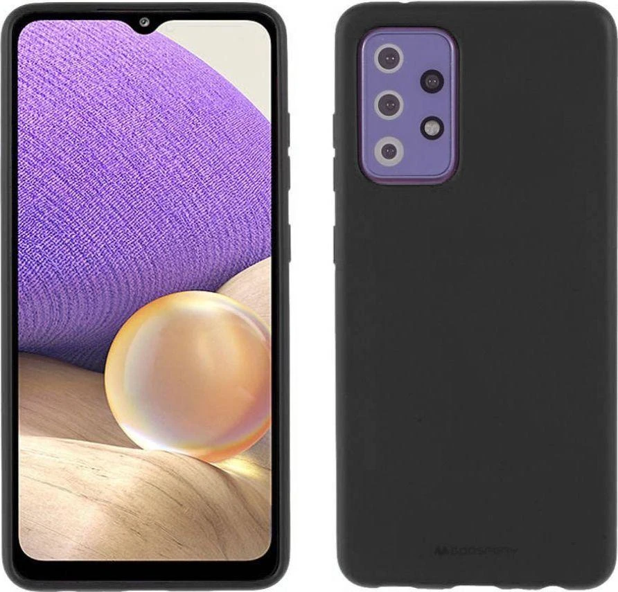 Dėklas Mercury Soft Jelly Case Samsung A725 A72 juodas