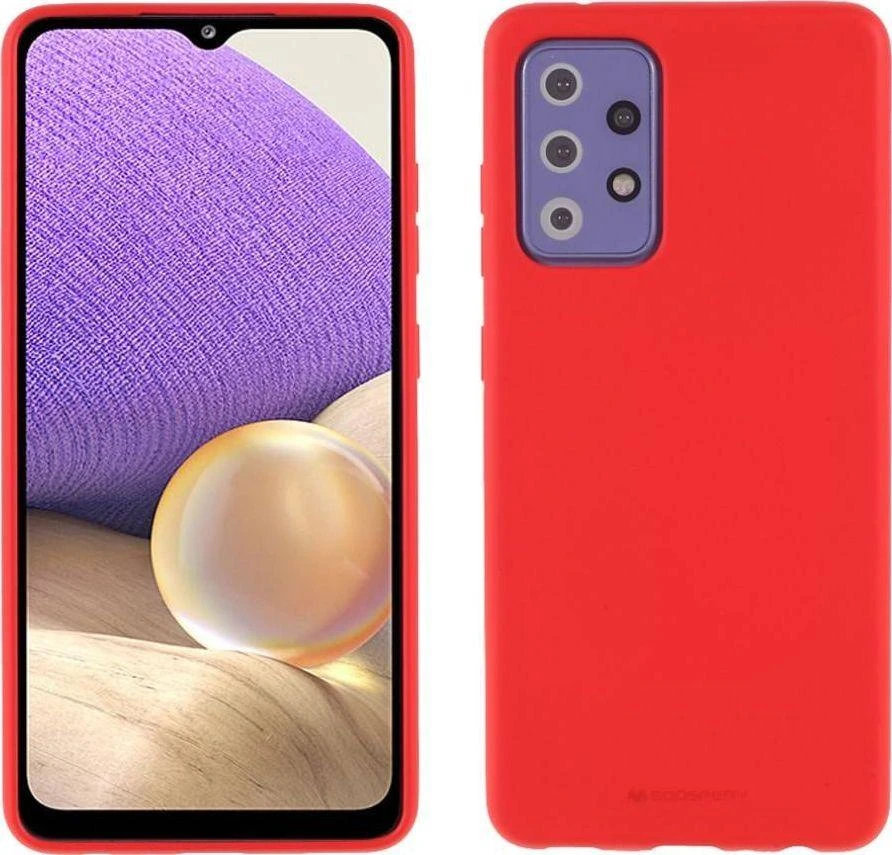 Dėklas Mercury Soft Jelly Case Samsung A725 A72 raudonas