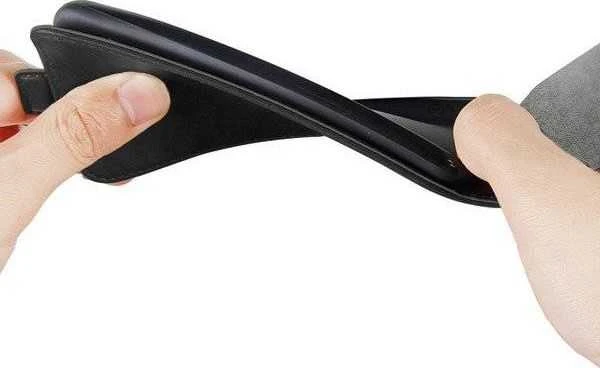 Oem SLIM FLEXI FRESH Flip dėklas skirtas Samsung Galaxy M21 juodos spalvos