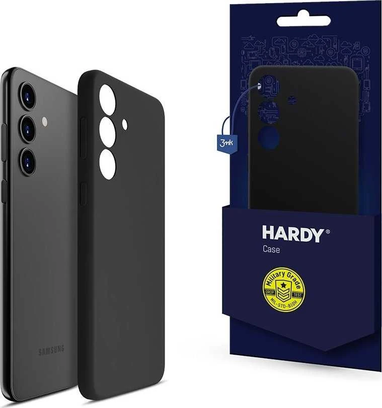 Dėklas Samsung Galaxy S25 – 3mk Hardy silikoninis „Android MagCase“ Juodas