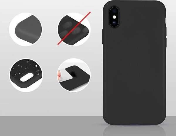 dėklas silikoninis XIAOMI REDMI 8A juodos spalvos