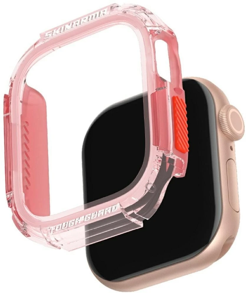 Dėklas Skinarma Atom Apple Watch 42mm rožinės spalvos