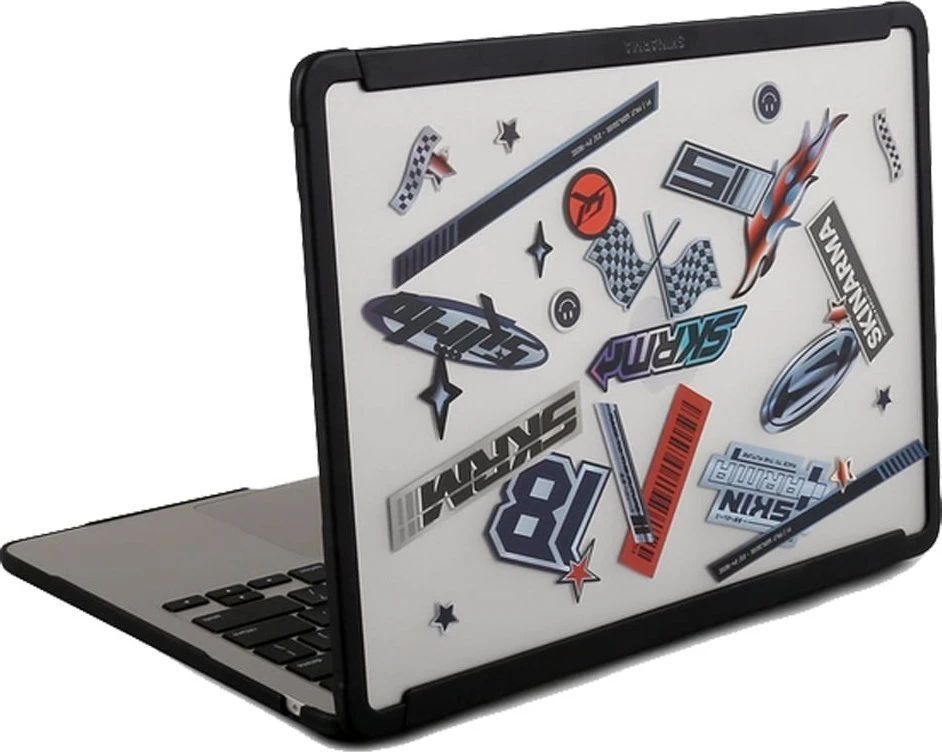 Skinarma dėklas Henko MacBook Air 13" (M3-M2) frost skaidrus
