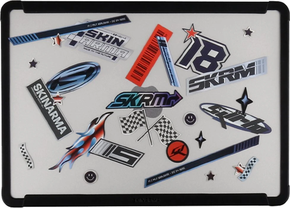 Skinarma dėklas Henko MacBook Air 13" (M3-M2) frost skaidrus