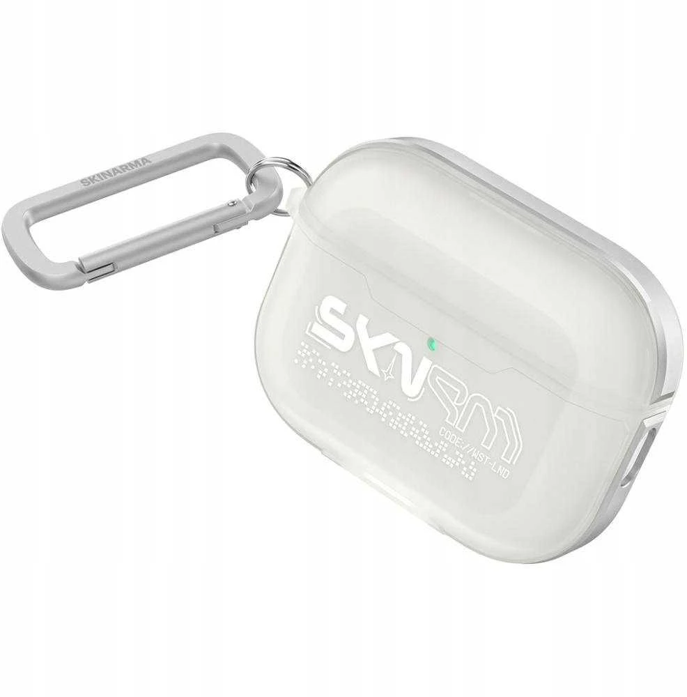Dėklas Skinarma Kinzoku skirtas AirPods Pro 3 frost