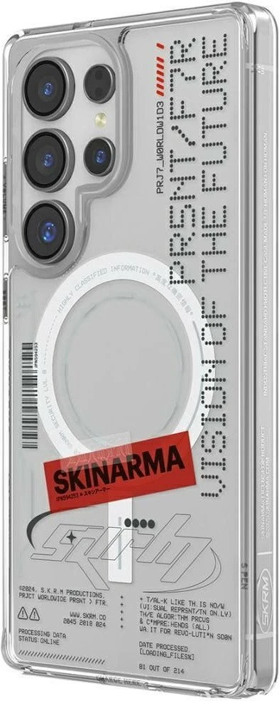 Dėklas Skinarma Orion MagSafe Samsung Galaxy S25 Ultra skaidrus