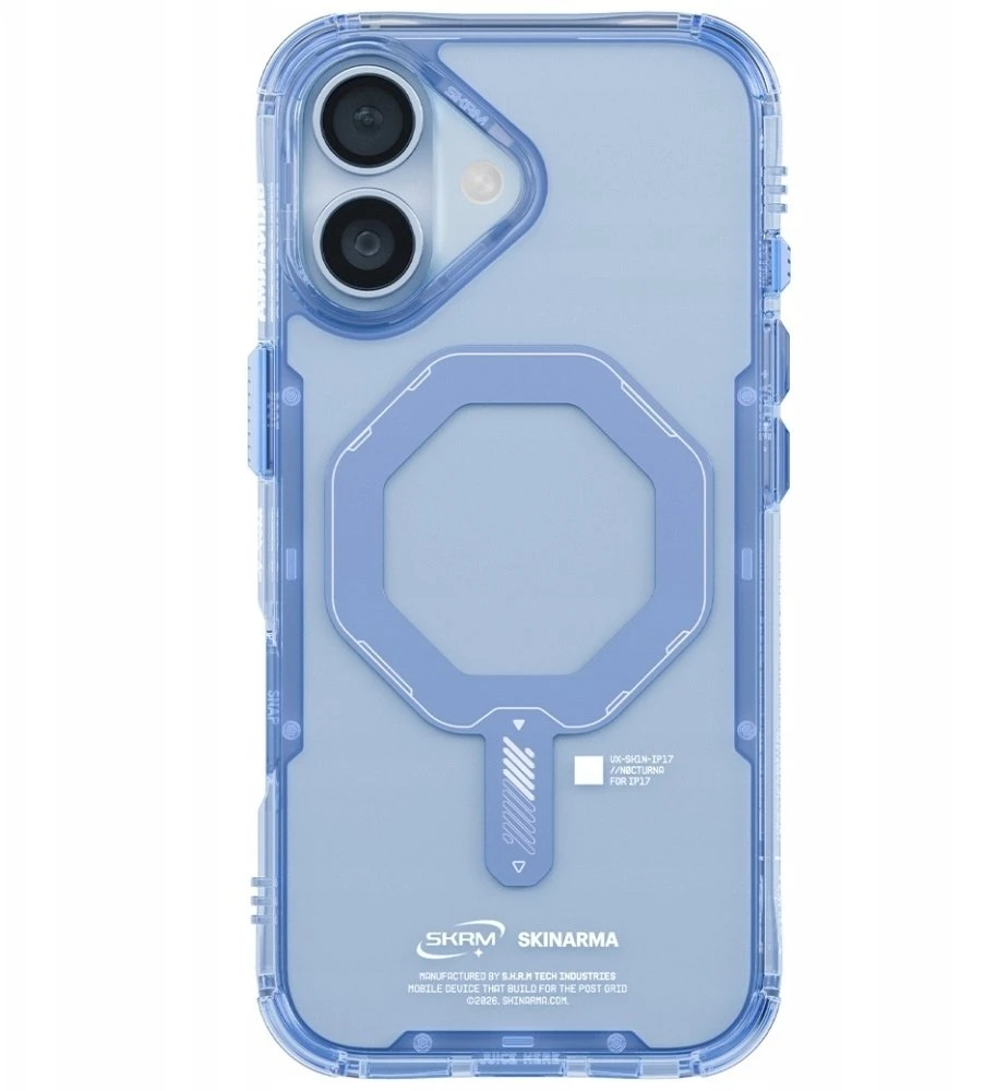 Skinarma Saido Dėklas Apple iPhone 17 Magnetic Charging Mėlyna