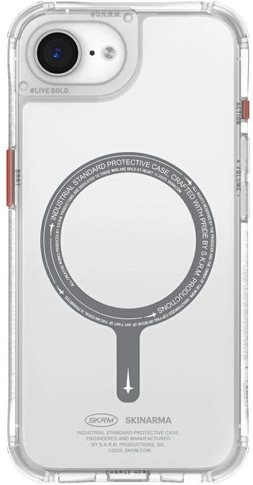 Dėklas Skinarma Saido MagSafe Apple iPhone 16e clear