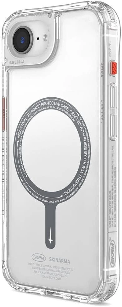 Dėklas Skinarma Saido MagSafe Apple iPhone 16e clear