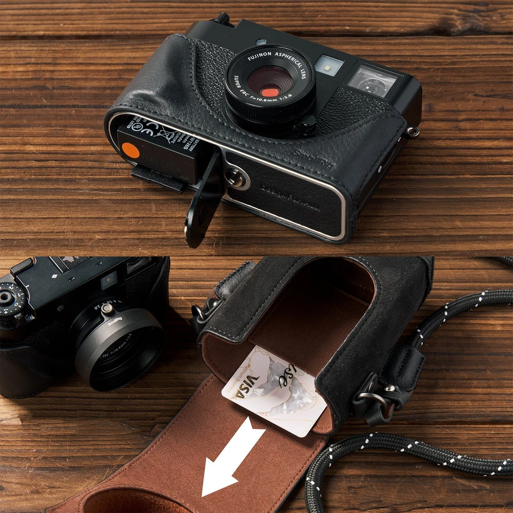 Dėklas SmallRig Leather Case Kit for FUJIFILM X half Juodas (5219)
