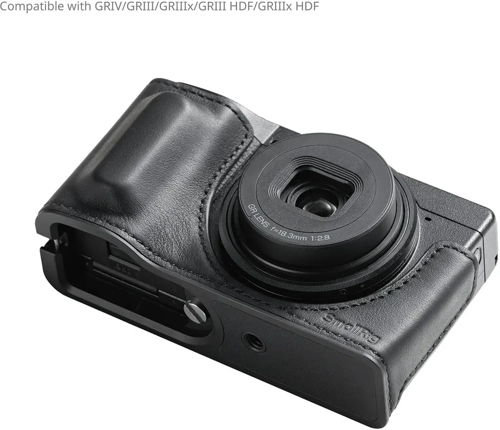 Dėklas SmallRig Leather Case Kit for RICOH GR IV / GR III / GR IIIx / GR III HDF / GR IIIx HDF (Juodas) (5676)