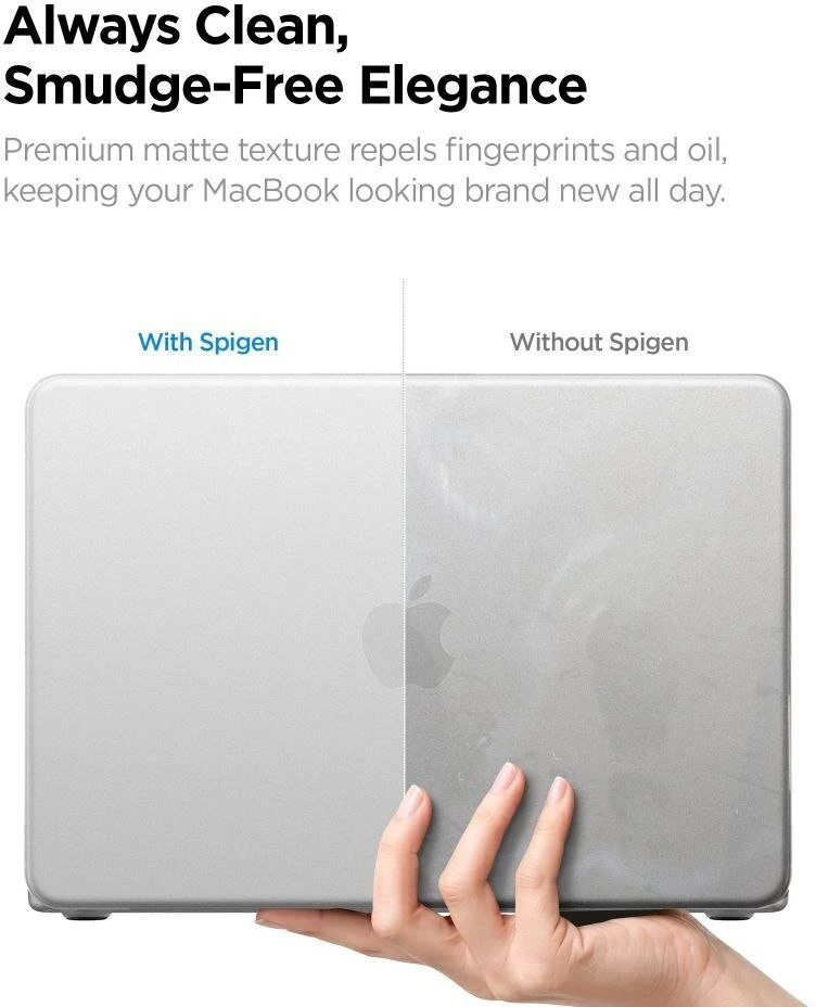 „SPIGEN AIRSKIN“ „Macbook Neo 13“ 2026 m. „Frost Clear“