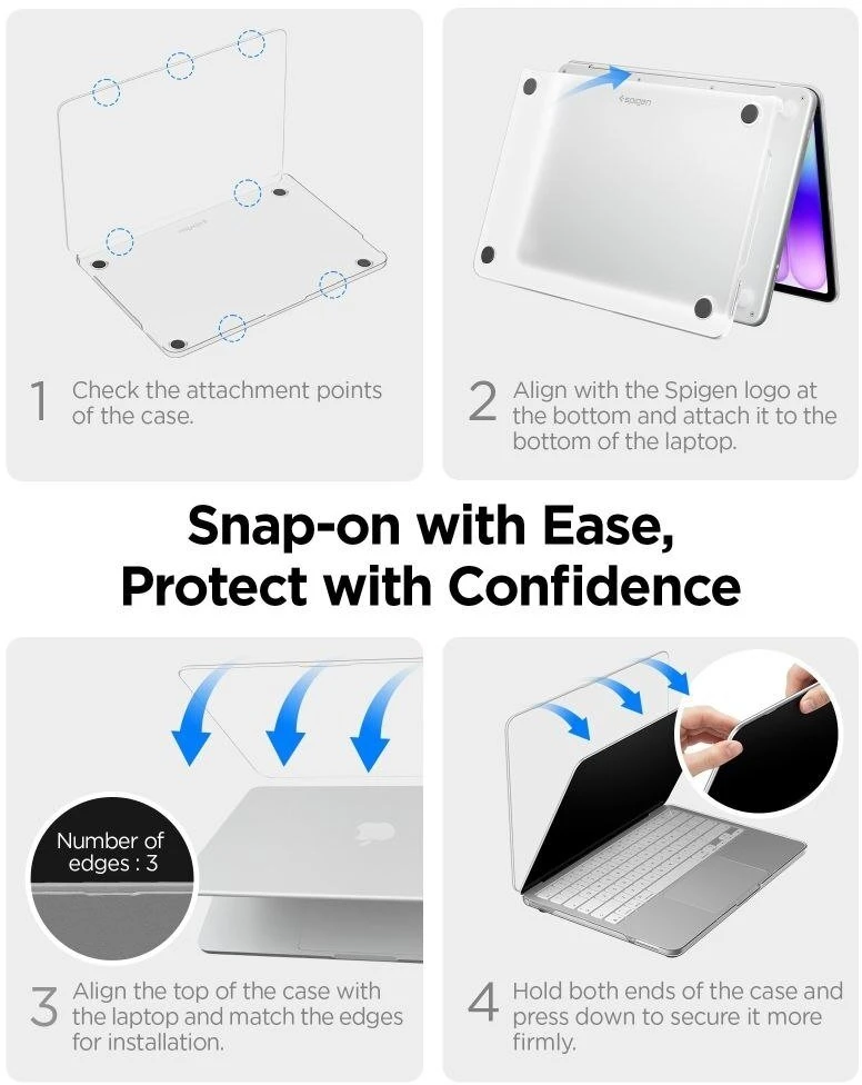 SPIGEN AIRSKIN MACBOOK NEO 13 2026 FROST INDIGO