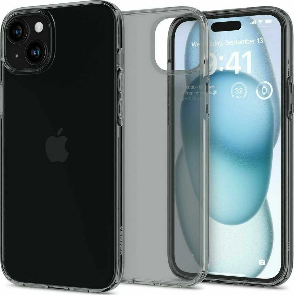Dėklas „Spigen Crystal Flex“, kosminis krištolas – „Apple iPhone 15 Plus“