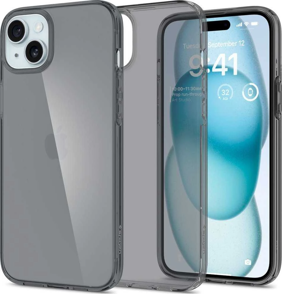 Dėklas Spigen Crystal Flex, kosminis kristalas - iPhone 15