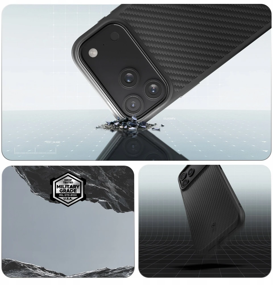 „Spigen Enzo Aramid“ „T“ „MagSafe“ dėklas, skirtas „iPhone 17 Pro Max“ – pirkite