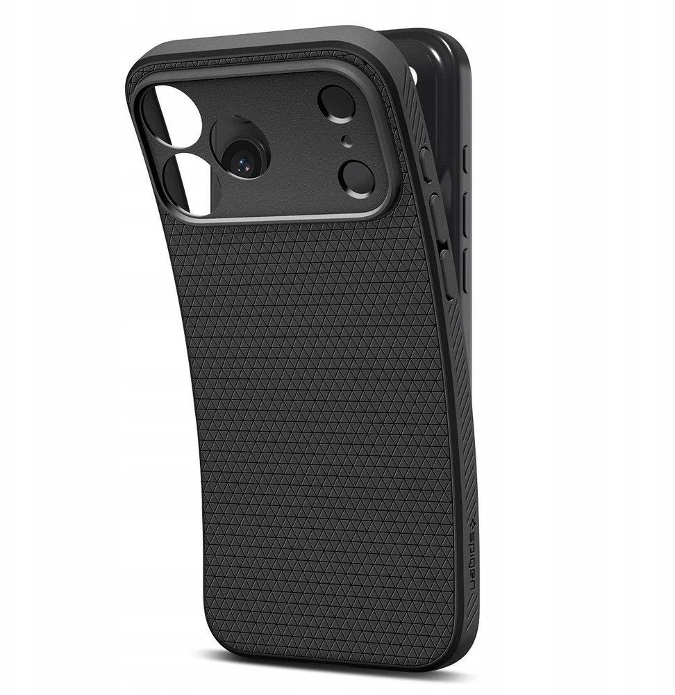 Dėklas Spigen Liquid Air Case for iPhone 17 Pro - Matte Juodas