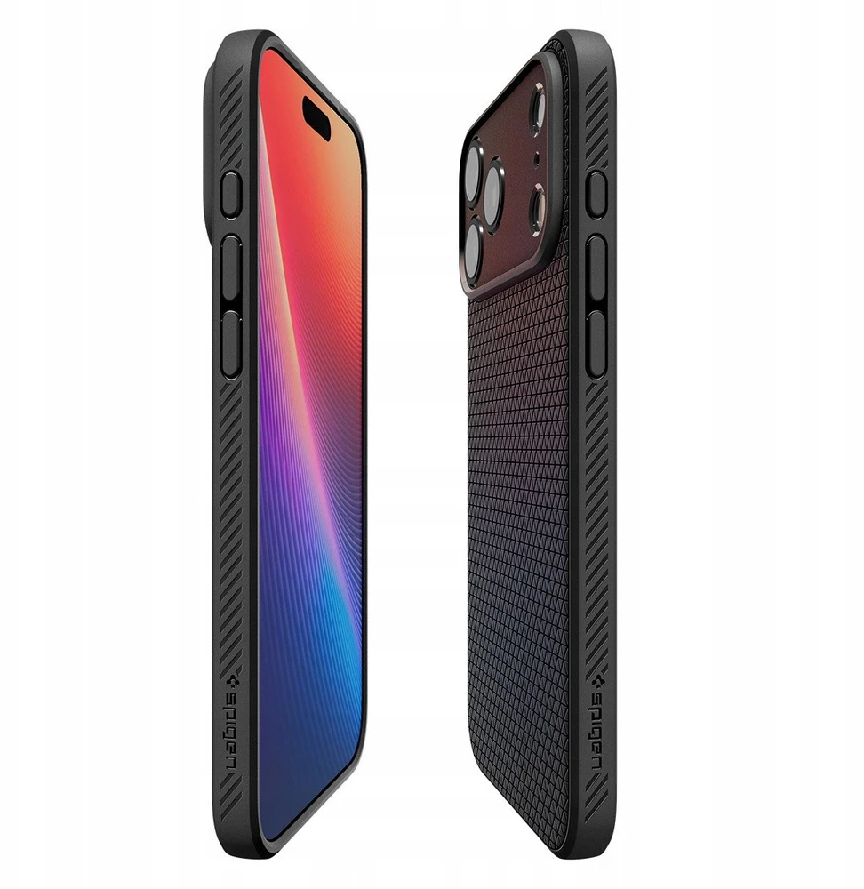 Dėklas Spigen Liquid Air Case for iPhone 17 Pro - Matte Juodas