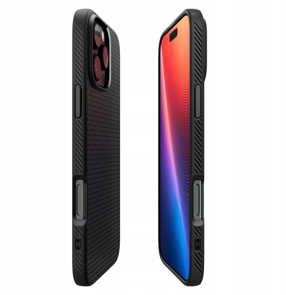 Dėklas Spigen Liquid Air Case for iPhone 17 Pro - Matte Juodas
