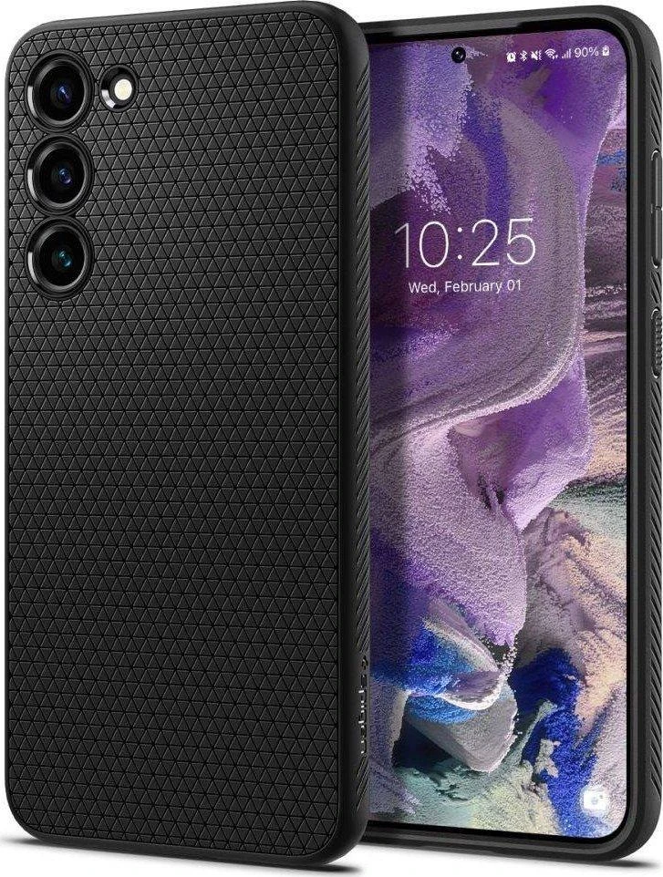 Spigen Liquid Air dėklas skirtas Samsung Galaxy S23, spalva - Matte Black
