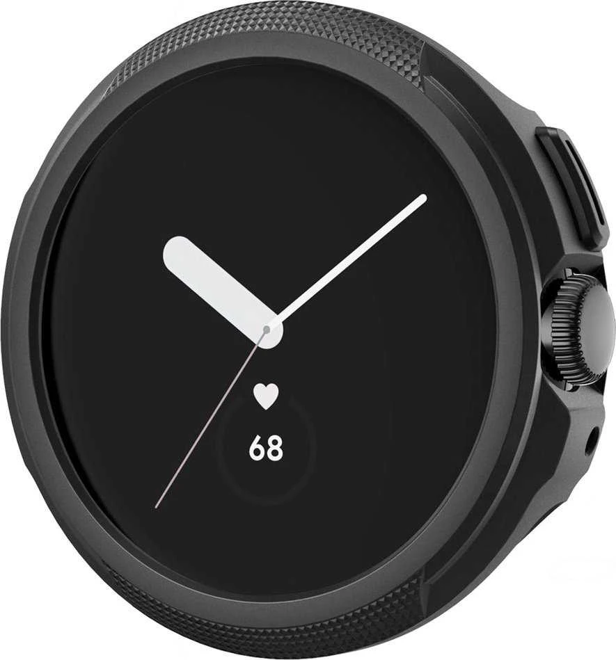 Spigen Liquid Air, matte juodas - Google Pixel Watch 3/2/1
