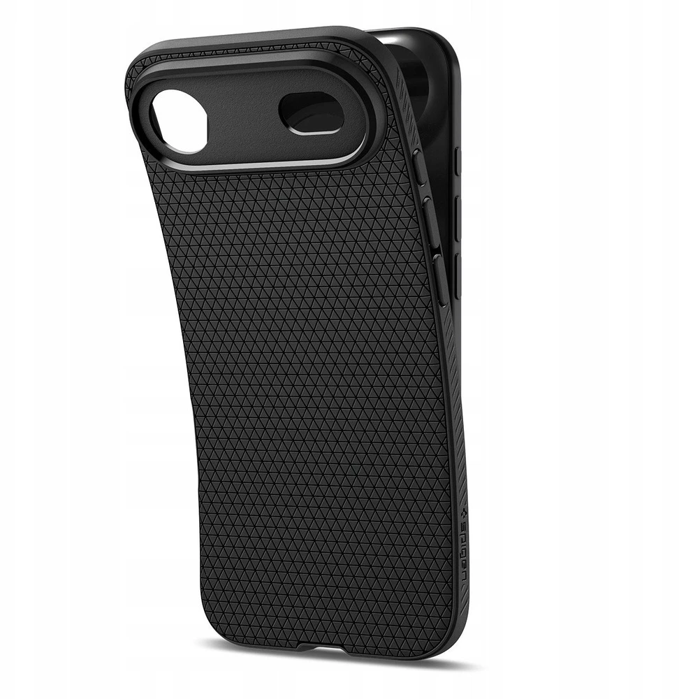 „Spigen Liquid Air“ dėklas, skirtas „iPhone 17 Air“ – matinis juodas